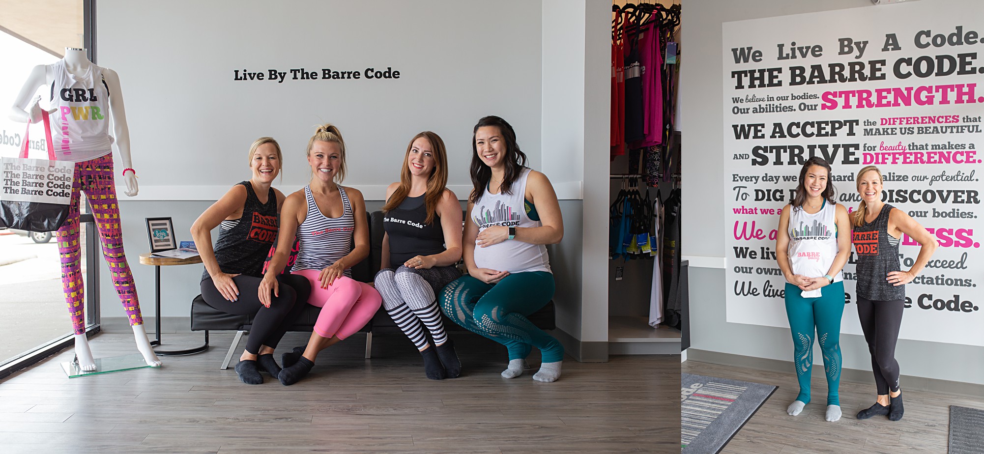 Plano Maternity Workout Session at The Barre Code Plano